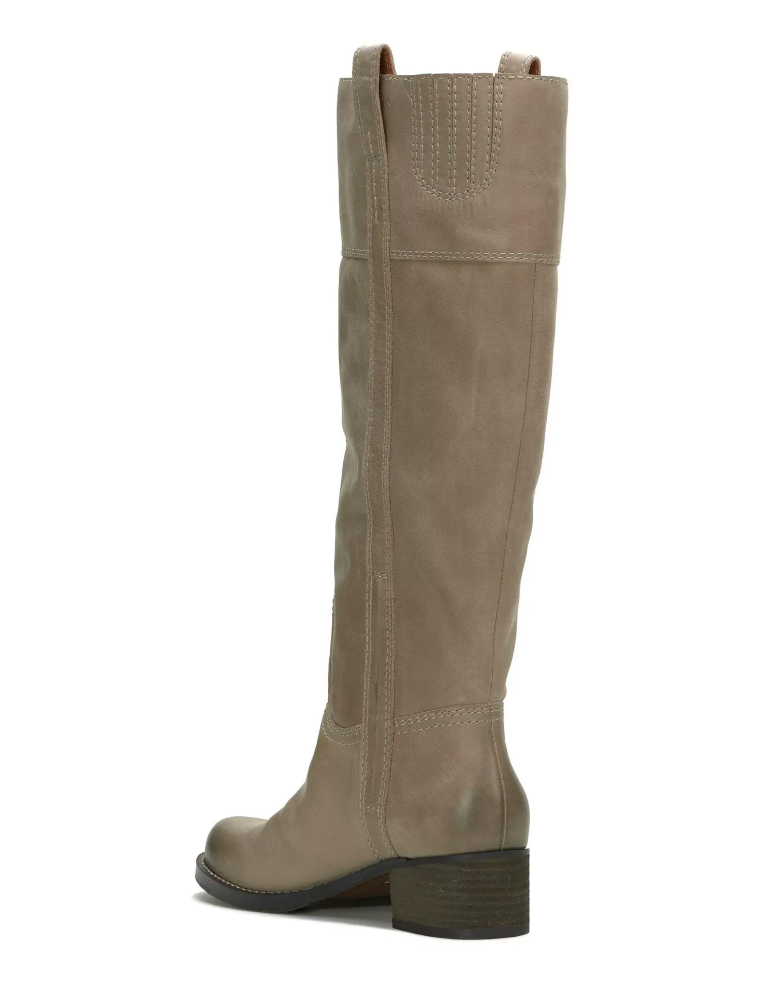 Lucky Brand hybiscus leather knee high boot medium light grey*WOMEN Shoes