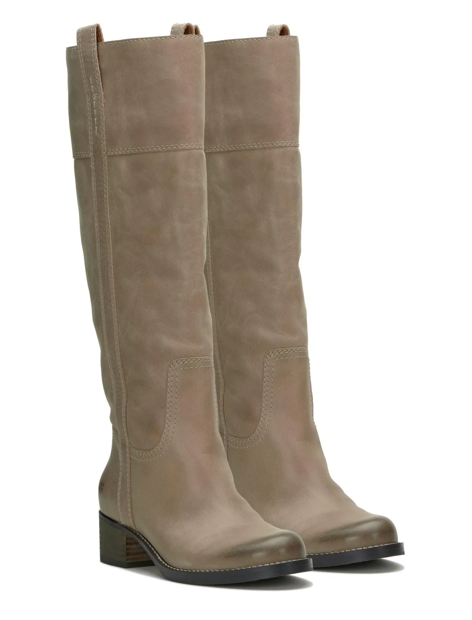 Lucky Brand hybiscus leather knee high boot medium light grey*WOMEN Shoes