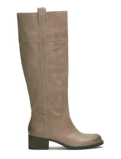 Lucky Brand hybiscus leather knee high boot medium light grey*WOMEN Shoes