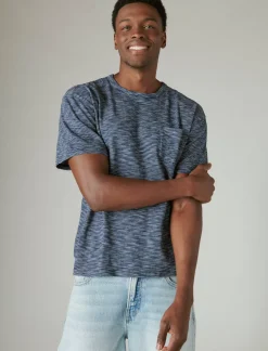 Lucky Brand indigo pocket tee # 419 indigo*MEN Shirts & Tops