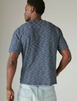 Lucky Brand indigo pocket tee # 419 indigo*MEN Shirts & Tops