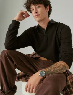 Lucky Brand indigo rugby black indigo*MEN Shirts & Tops