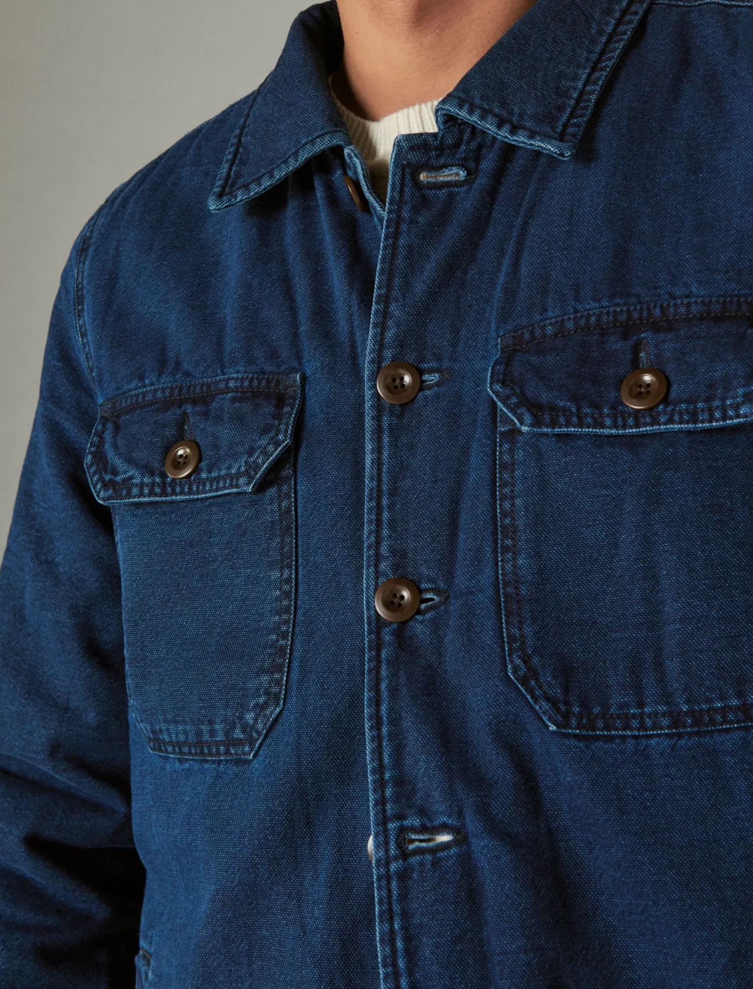 Lucky Brand indigo shirt jacket # 419 indigo*MEN Jackets & Outerwear