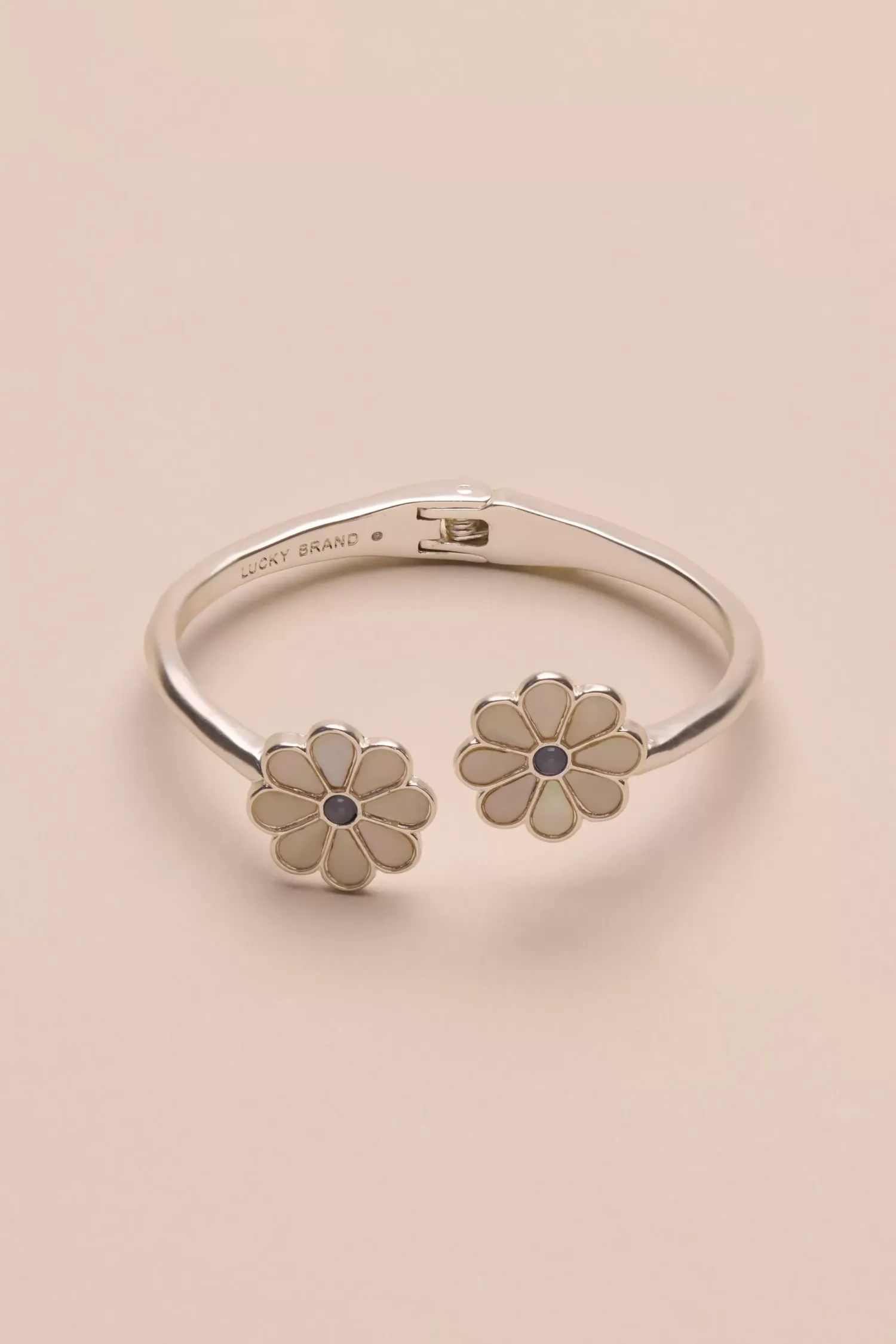 Lucky Brand inlay daisy cuff silver*WOMEN Jewelry