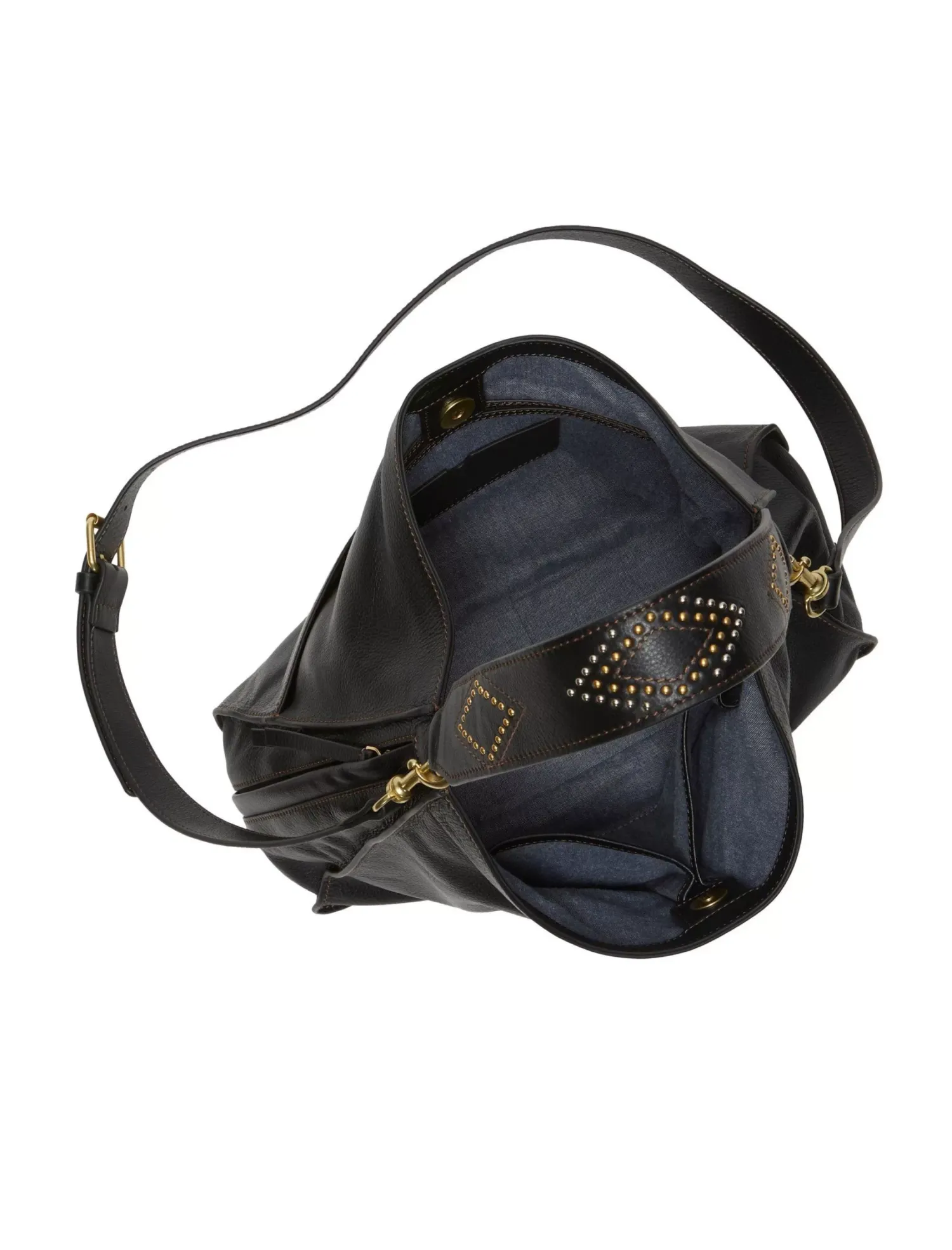 Lucky Brand iris studded shoulder bag black*WOMEN Handbags