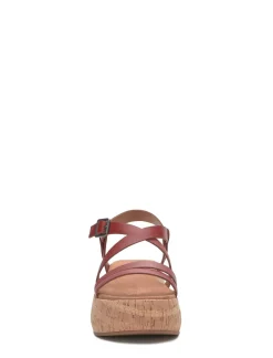Lucky Brand jacobean cork platform sandal light red*WOMEN Shoes