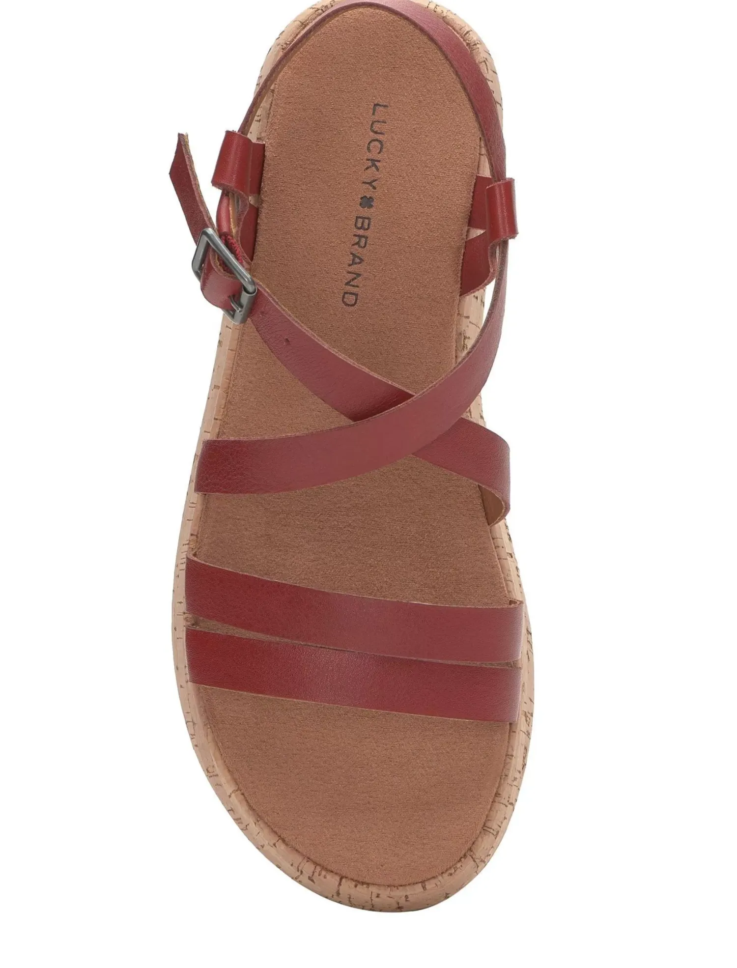 Lucky Brand jacobean cork platform sandal light red*WOMEN Shoes