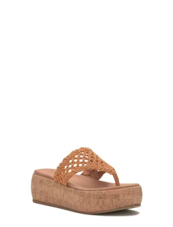 Lucky Brand jaslene macrame cork platform sandal gold*WOMEN Shoes