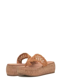 Lucky Brand jaslene macrame cork platform sandal gold*WOMEN Shoes
