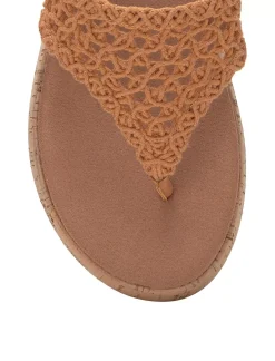 Lucky Brand jaslene macrame cork platform sandal gold*WOMEN Shoes