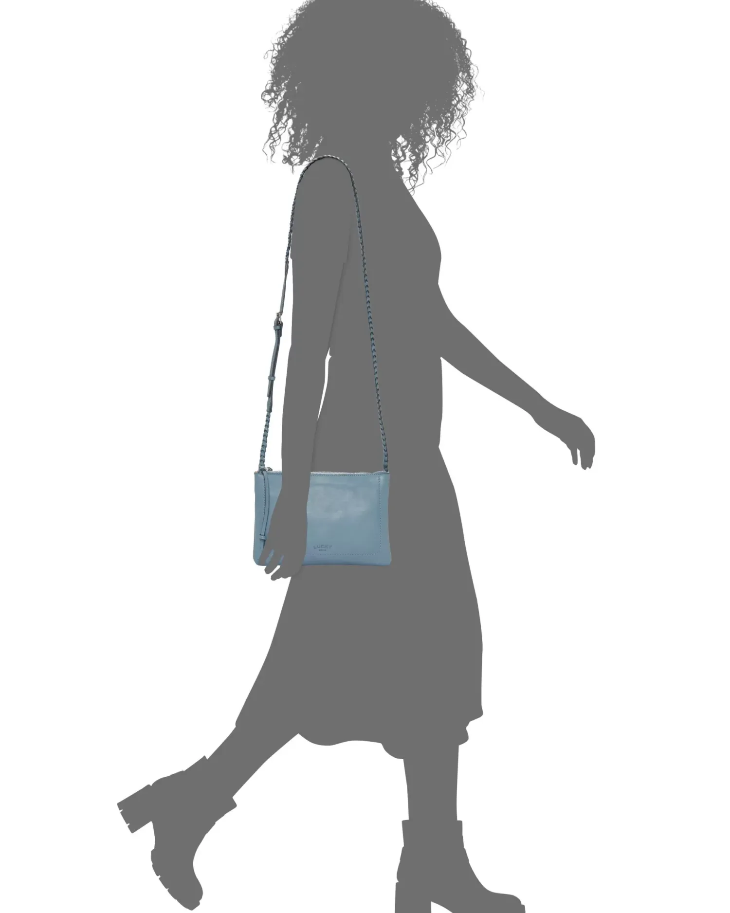 Lucky Brand jema crossbody open blue/turquoise*WOMEN Handbags
