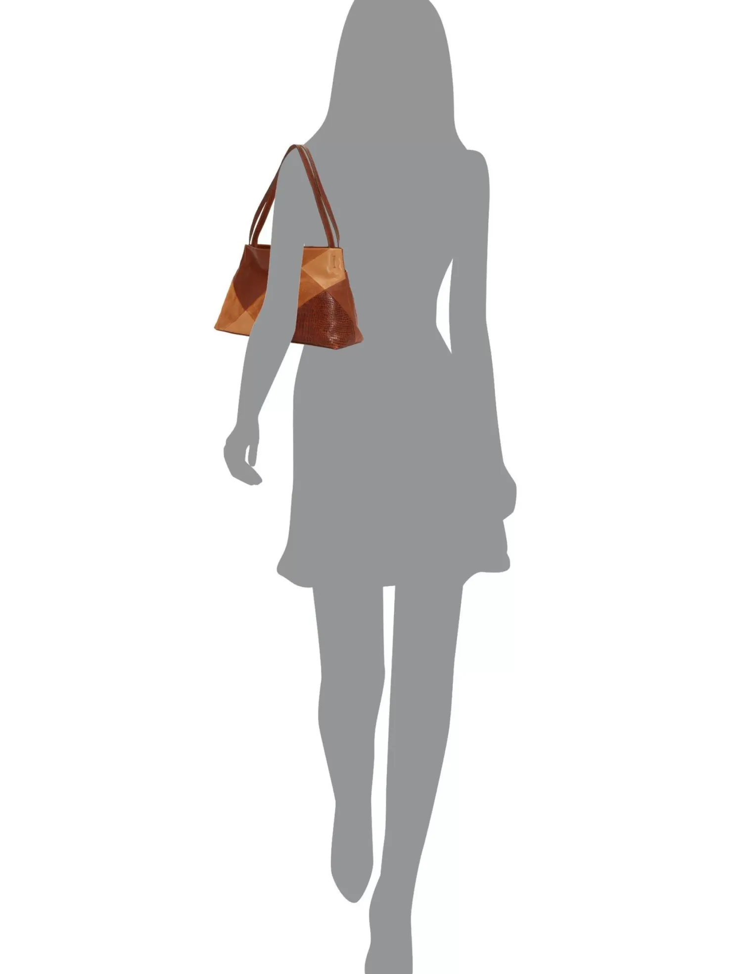 Lucky Brand jema shoulder bag open brown/rust*WOMEN Handbags