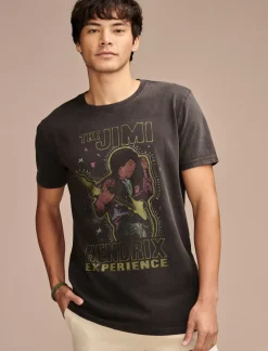 Lucky Brand jimi hendrix jet black*MEN Graphic Tees