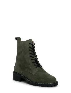 Lucky Brand kancie combat boot dark green*WOMEN Shoes