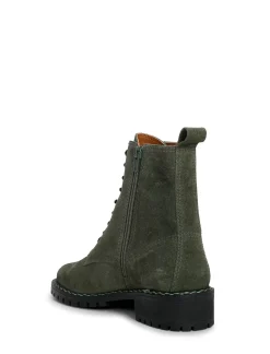Lucky Brand kancie combat boot dark green*WOMEN Shoes