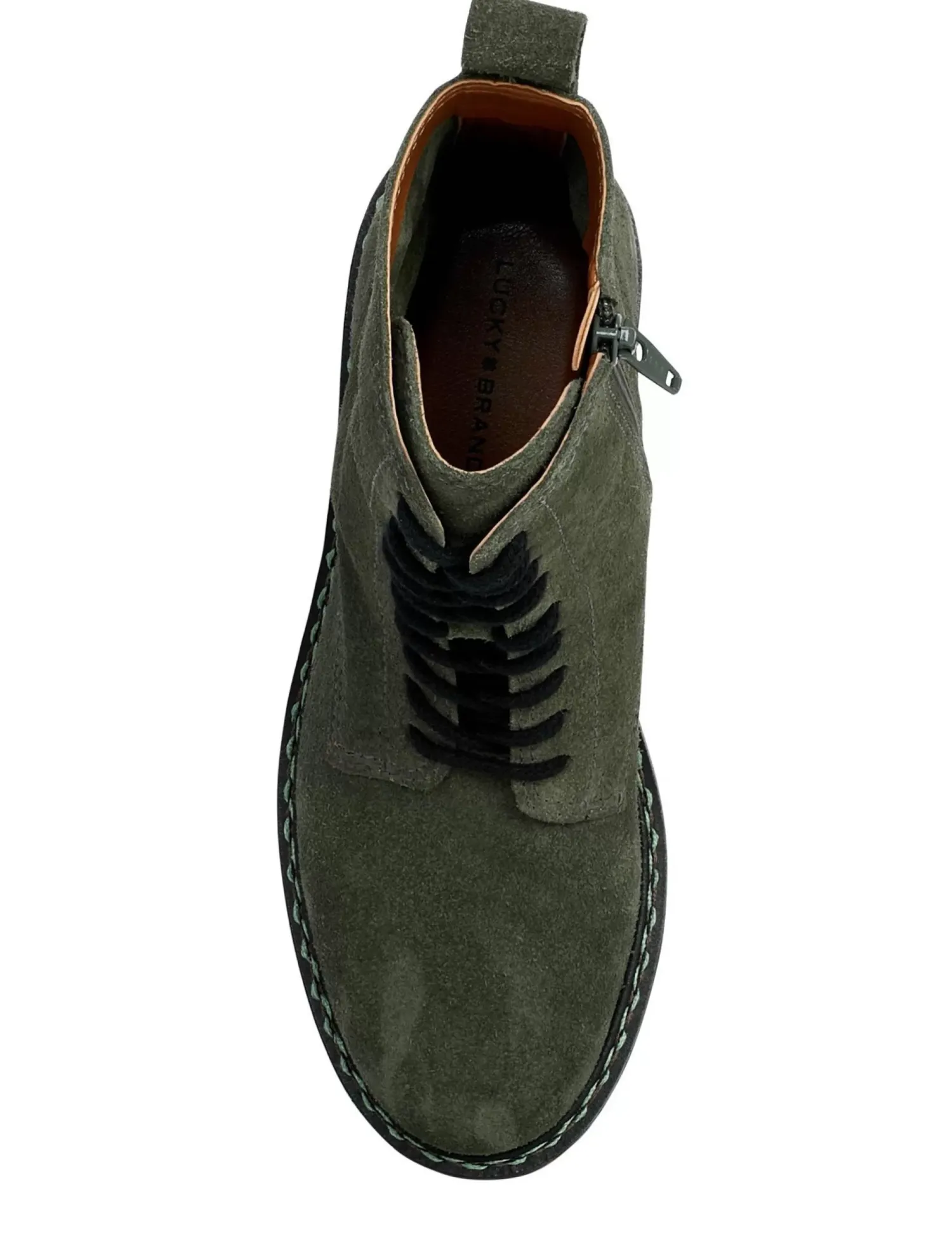 Lucky Brand kancie combat boot dark green*WOMEN Shoes