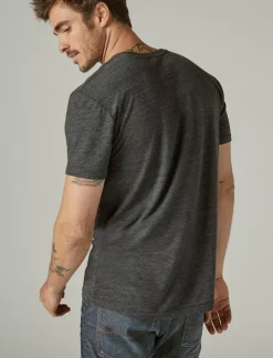 Lucky Brand keep your friends close whiskey tee jet black*MEN Graphic Tees