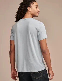 Lucky Brand keytar bear faded denim 17-4021tcx*MEN Graphic Tees