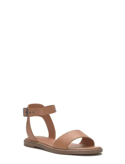 Lucky Brand kimaya ankle strap sandal open brown/rust*WOMEN Shoes