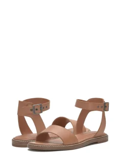 Lucky Brand kimaya ankle strap sandal open brown/rust*WOMEN Shoes
