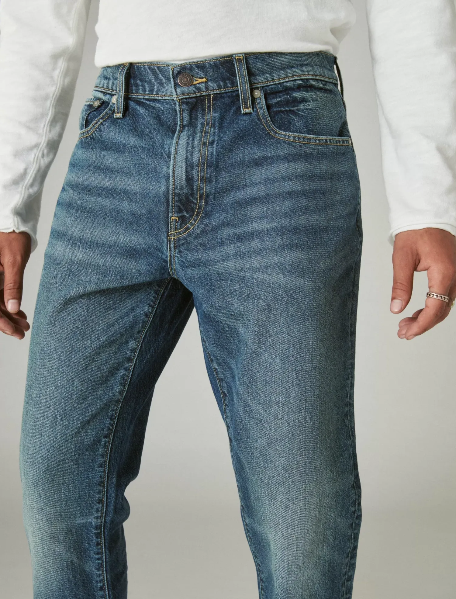 Lucky Brand knd 223 straight jean forthill*MEN|JEANS Jeans|Straight