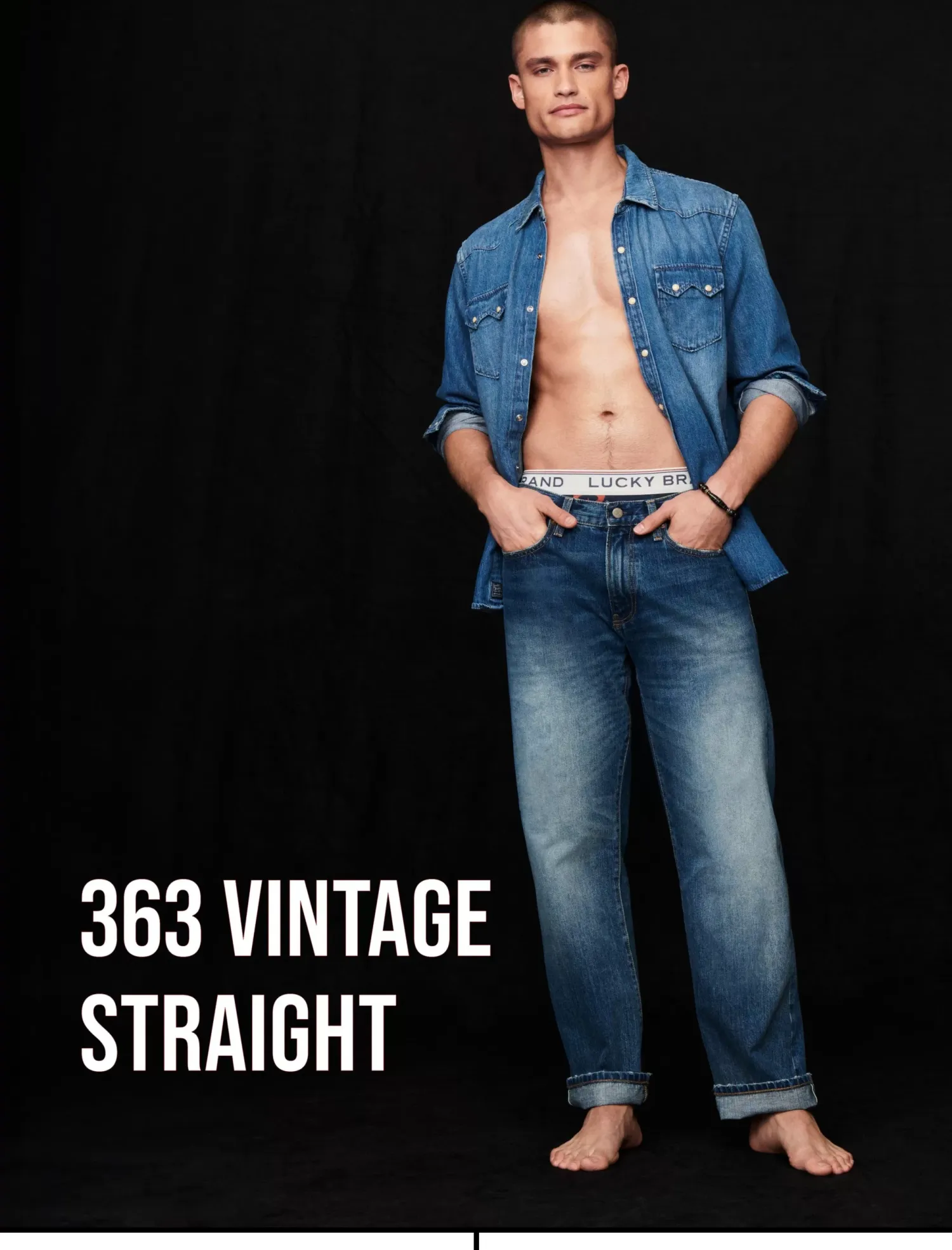 Lucky Brand knd 363 straight jean high view*MEN|JEANS Jeans|Straight