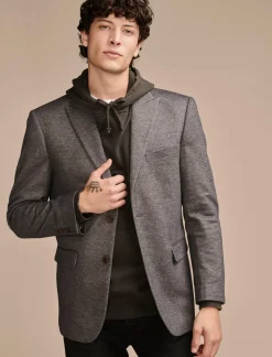 Lucky Brand knit blazer 4-way stretch medium grey*MEN Suit Separates