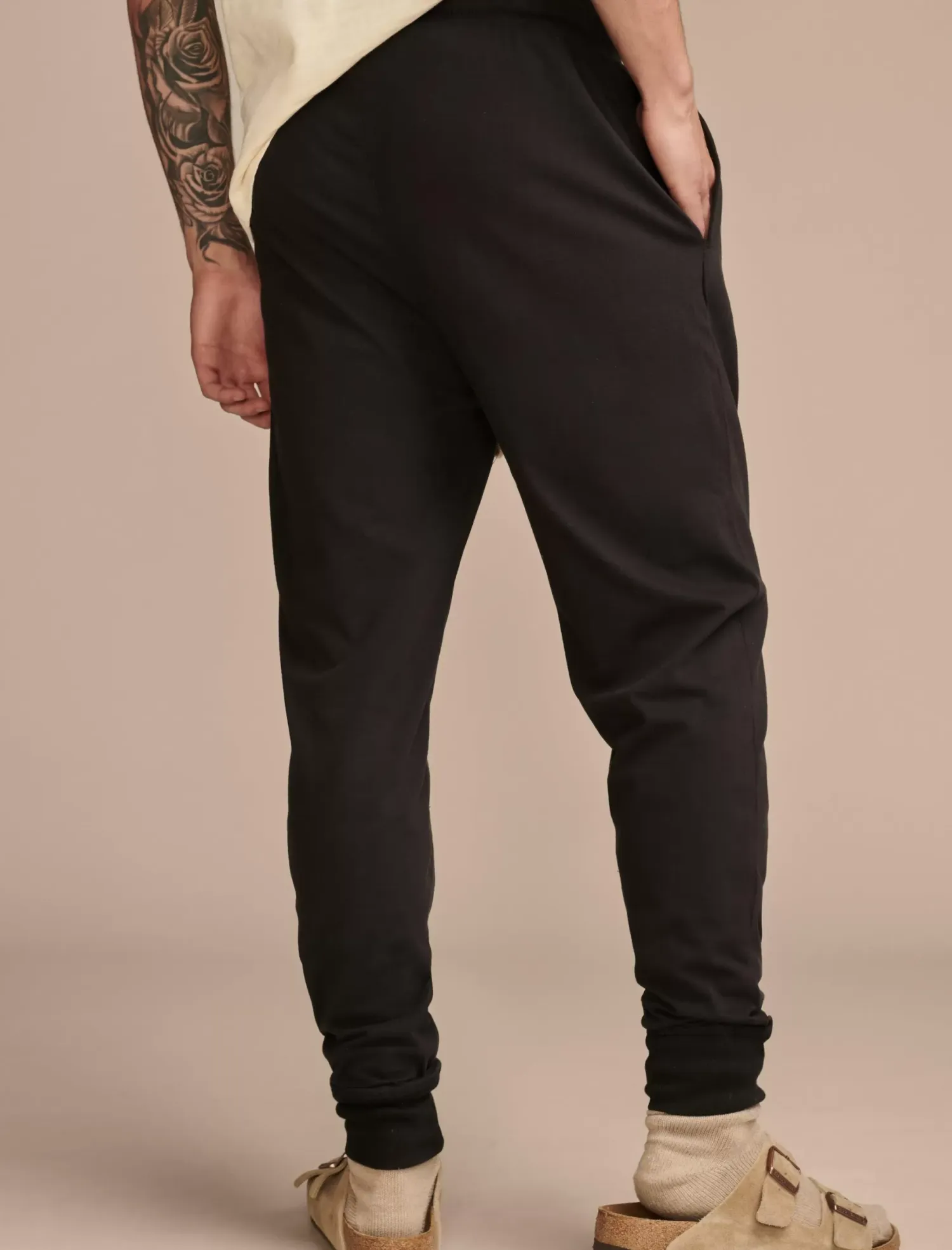 Lucky Brand knit jogger sleep pant black*MEN Underwear & Sleepwear|Loungewear