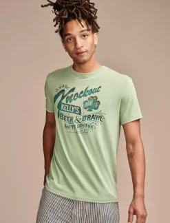 Lucky Brand knockout kelly's mineral green*MEN Graphic Tees