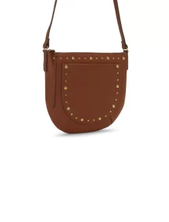Lucky Brand kyla studded crossbody bag dark brown*WOMEN Handbags
