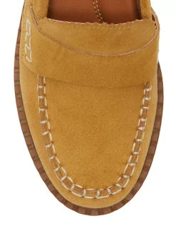 Lucky Brand larissah suede loafer open brown/rust*WOMEN Shoes