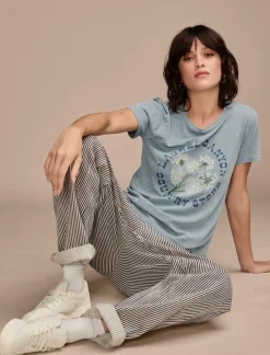 Lucky Brand laurel canyon country store classic crew mountain spring*WOMEN Graphic Tees