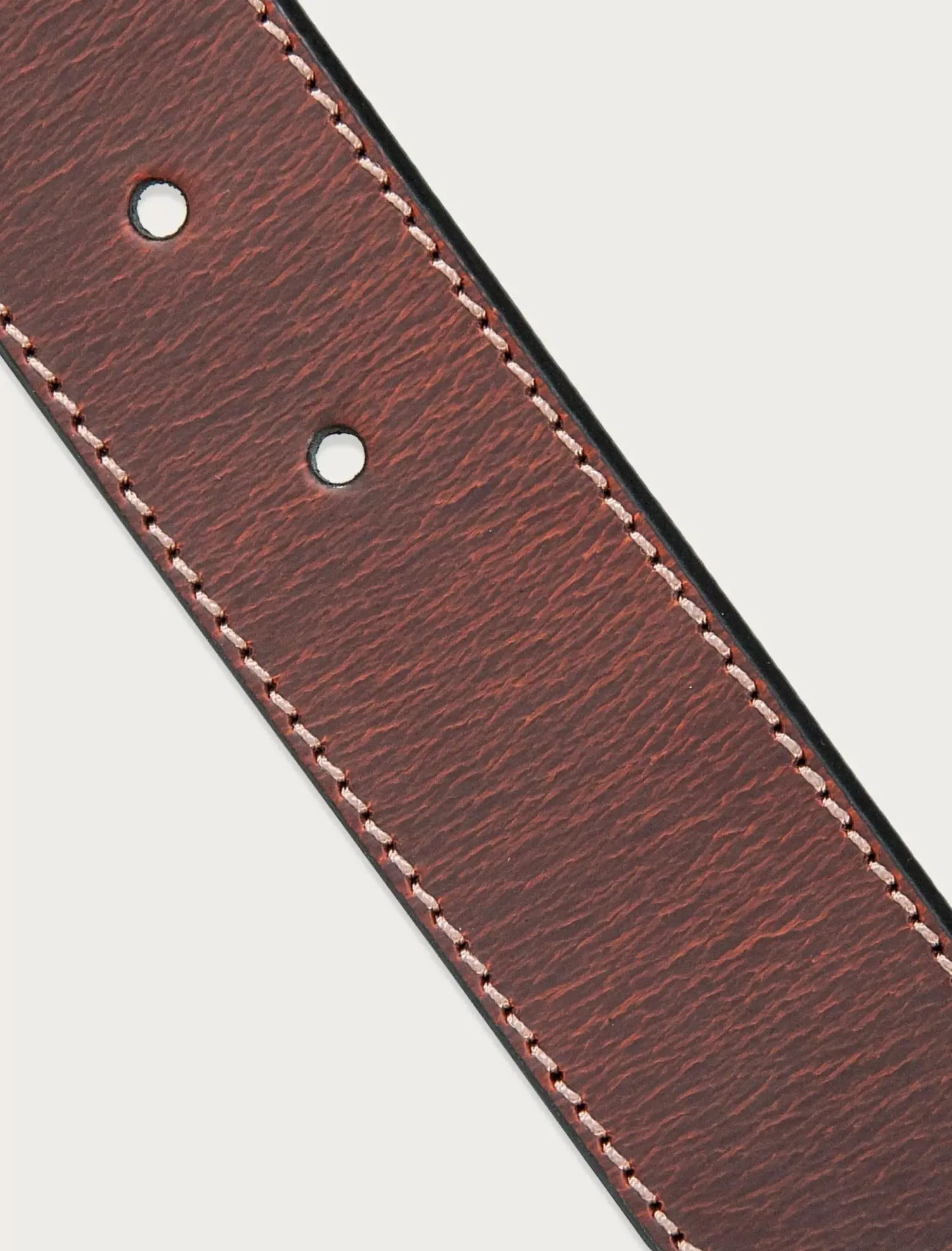 Lucky Brand leather jean belt with metal and leather keeper medium brown*MEN Belts