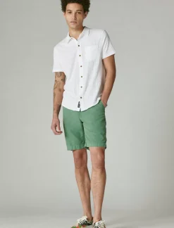 Lucky Brand linen button up shirt bright white*MEN Button-Downs