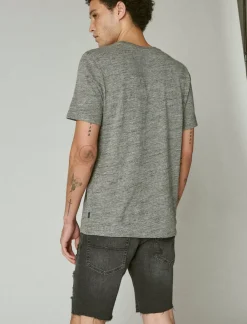 Lucky Brand linen henley heather grey*MEN Shirts & Tops