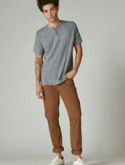 Lucky Brand linen henley black iris*MEN Shirts & Tops
