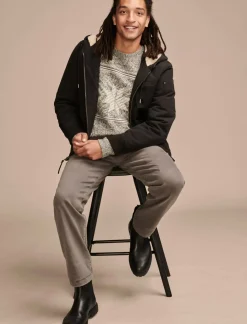Lucky Brand lodi taslon hoody black*MEN Jackets & Outerwear
