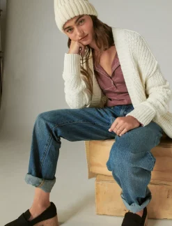Lucky Brand long sleeve knit henley rose brown*WOMEN Knit Tops