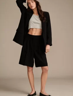 Lucky Brand longline short black*WOMEN Shorts