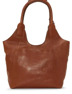 Lucky Brand love beaded leather tote dark brown*WOMEN Handbags