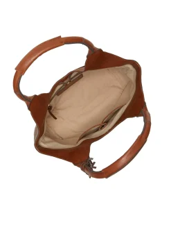 Lucky Brand love beaded leather tote dark brown*WOMEN Handbags