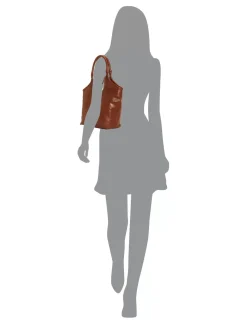 Lucky Brand love tote bag dark brown*WOMEN Handbags