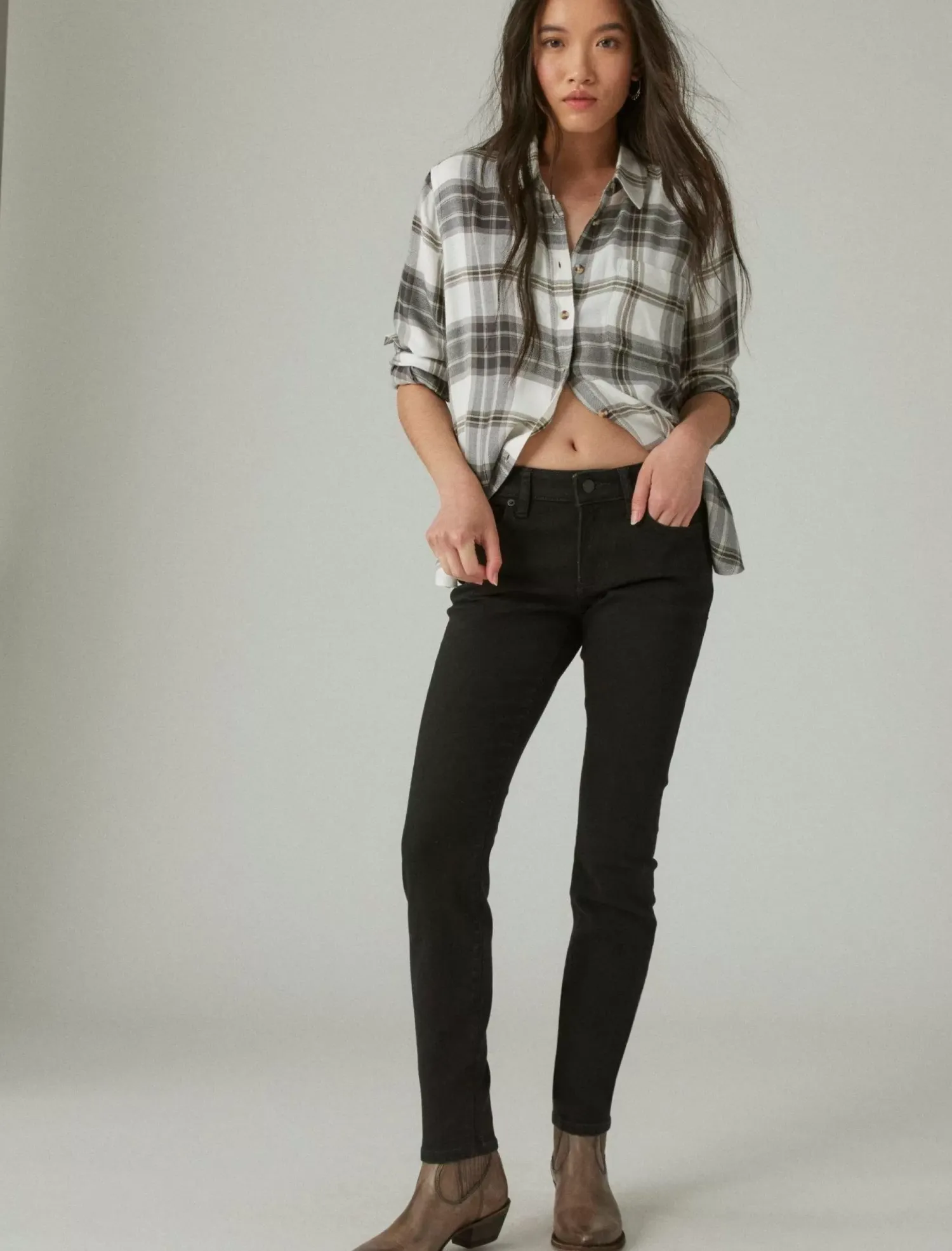Lucky Brand low rise lizzie skinny clean black*WOMEN|JEANS Jeans|Skinny