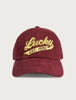 Lucky Brand lucky 1990 embroidered dad hat light pink*MEN|WOMEN Hats