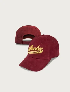Lucky Brand lucky 1990 embroidered dad hat light pink*MEN|WOMEN Hats