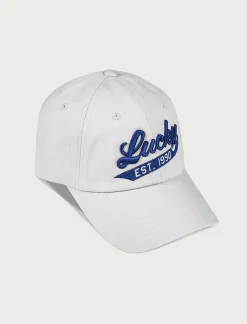Lucky Brand lucky 1990 embroidered dad hat open grey*MEN|WOMEN Hats