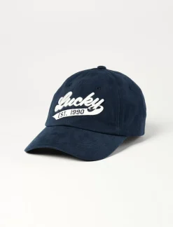 Lucky Brand lucky 1990 embroidered dad hat american navy*MEN Hats