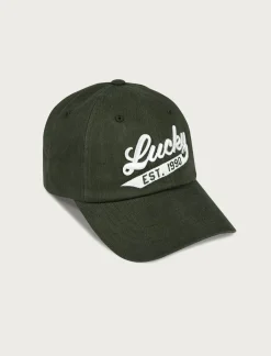 Lucky Brand lucky 1990 embroidered dad hat light green*MEN|WOMEN Hats