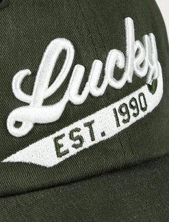 Lucky Brand lucky 1990 embroidered dad hat light green*MEN|WOMEN Hats