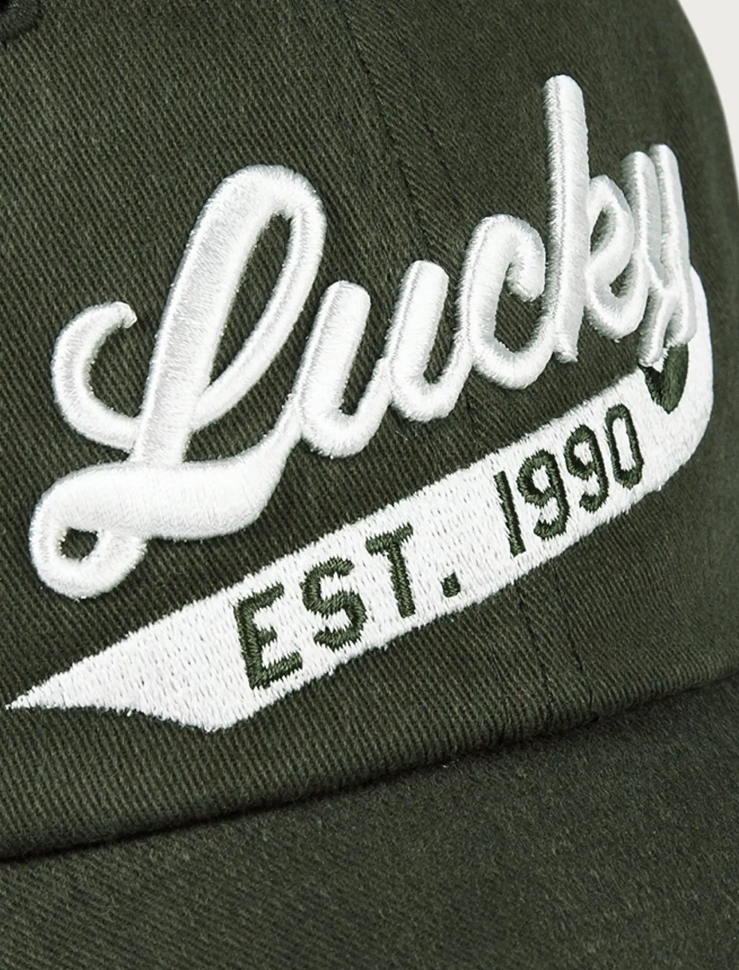 Lucky Brand lucky 1990 embroidered dad hat light green*MEN|WOMEN Hats